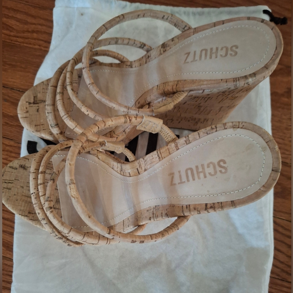 Schutz platform sandals